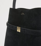 Toteme suede bucket bag, imported from the UK