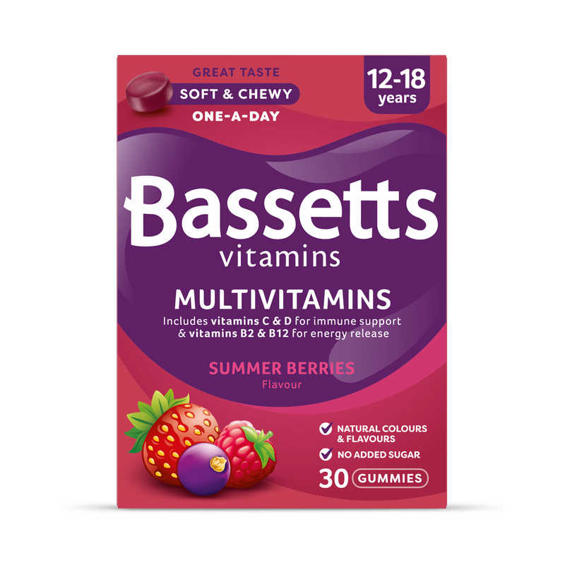 Bassetts multivitamin gummies Summer Berries 30 count - British product