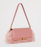 Dolce&Gabbana shoulder bag Marlene shearling trim (British brand)