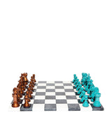 Harrods Purling Alabaster-Board Bold Chess Set- Buy online at McGrocer