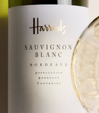 Harrods white wine gift box with four bottles, imported from the UK