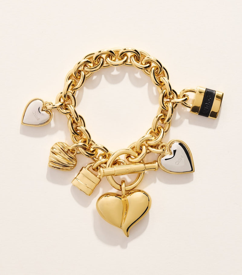 Chloé Paddington charms bracelet with calfskin accents - British product