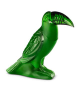 Harrods Lalique Crystal Toucan Sculpture Single Decoration 26.5cm- Buy online at McGrocer