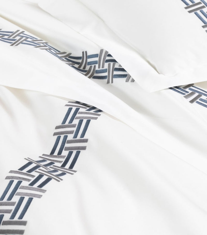 Frette Basket Weave Super King sheet set - British product