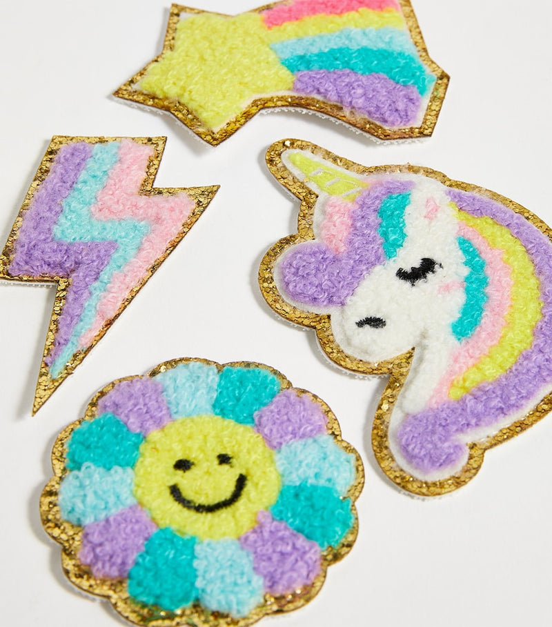 Becco Bags Girl Power 4-piece patch set, UK version