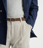 Brunello Cucinelli reversed leather belt 2.5cm, imported from the UK