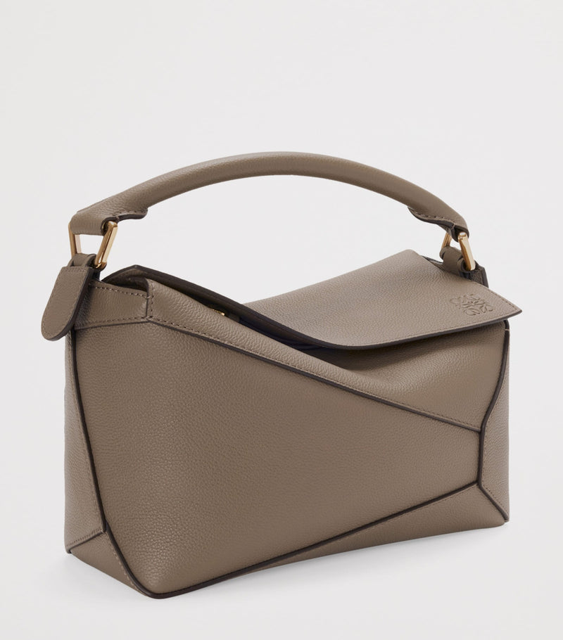 LOEWE small leather Puzzle Edge top-handle bag (British brand)
