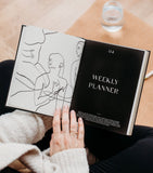 Blush and Gold Fitness Meal Planner - British product