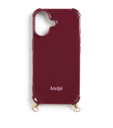 Harrods ATELJE Recycled Bold Burgundy iPhone 15 Pro Max Case- Buy online at McGrocer