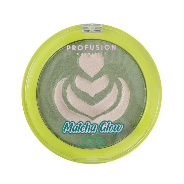 Profusion Cosmetics Baked Highlighter Matcha Glow, imported from the UK