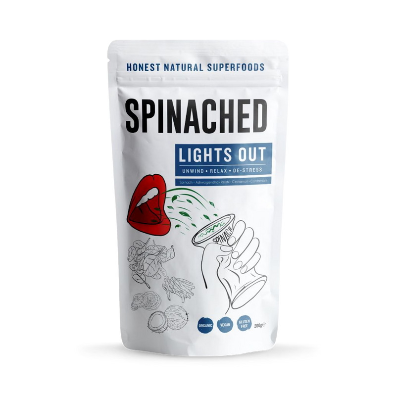 Spinached Lights Out superfood powder 200g - British product