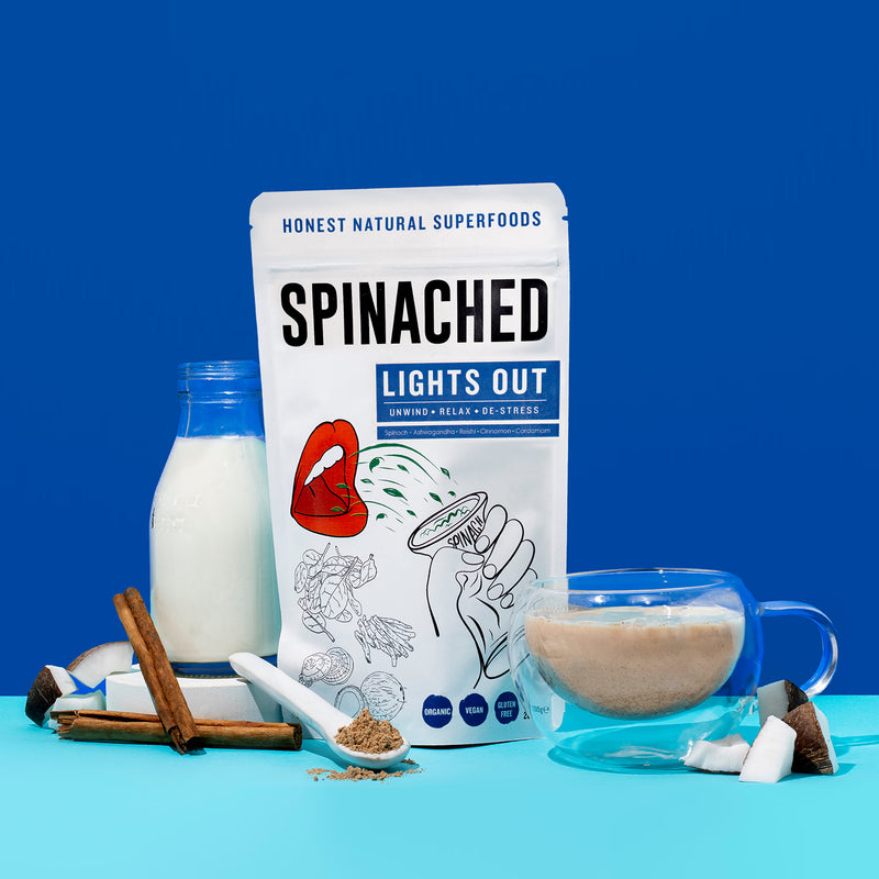 Spinached Lights Out superfood powder 200g - British product