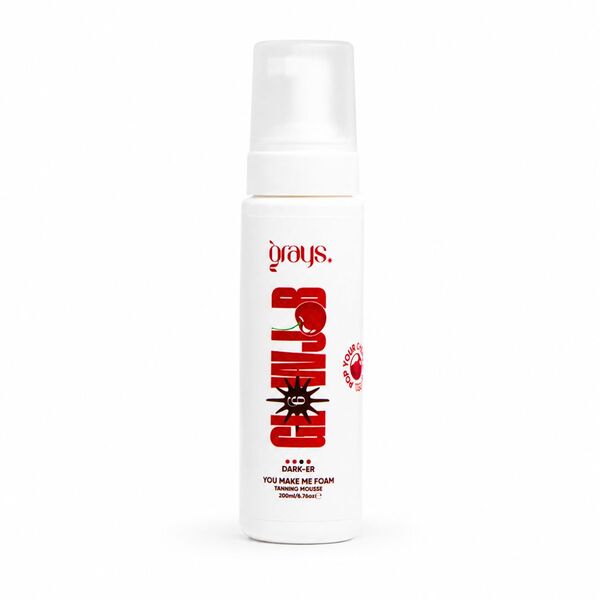 Glowjob Dark-Er Cherry tanning mousse 200ml (British brand)
