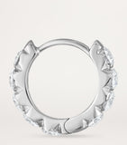 Maria Tash white gold diamond hoop earring 8mm - British product