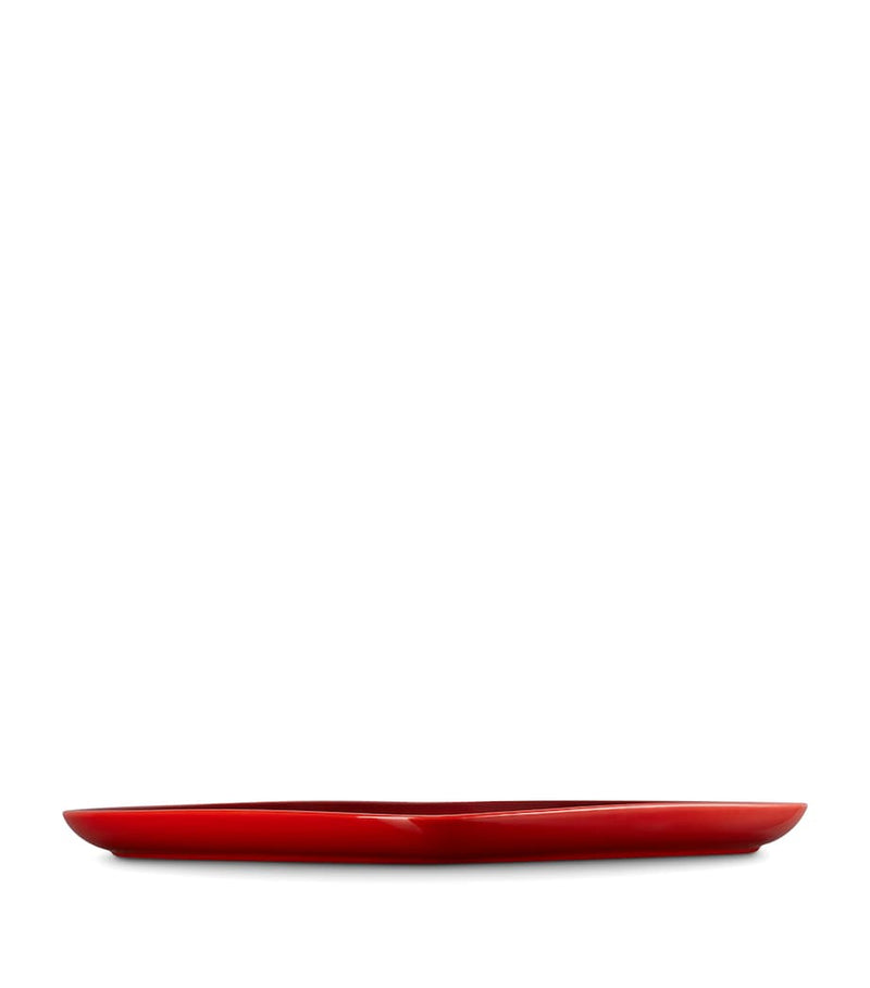 Le Creuset stoneware heart serving plate 32cm, UK version