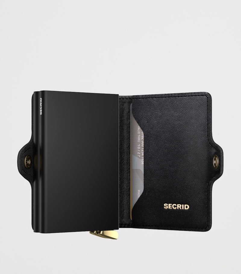 Secrid leather diamond-embossed Twinwallet imported from the UK