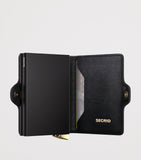 Secrid leather diamond-embossed Twinwallet imported from the UK