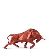 Harrods Lladró Porcelain Bull Sculpture from Origami Collection 24cm x 50cm x 16cm- Buy online at McGrocer