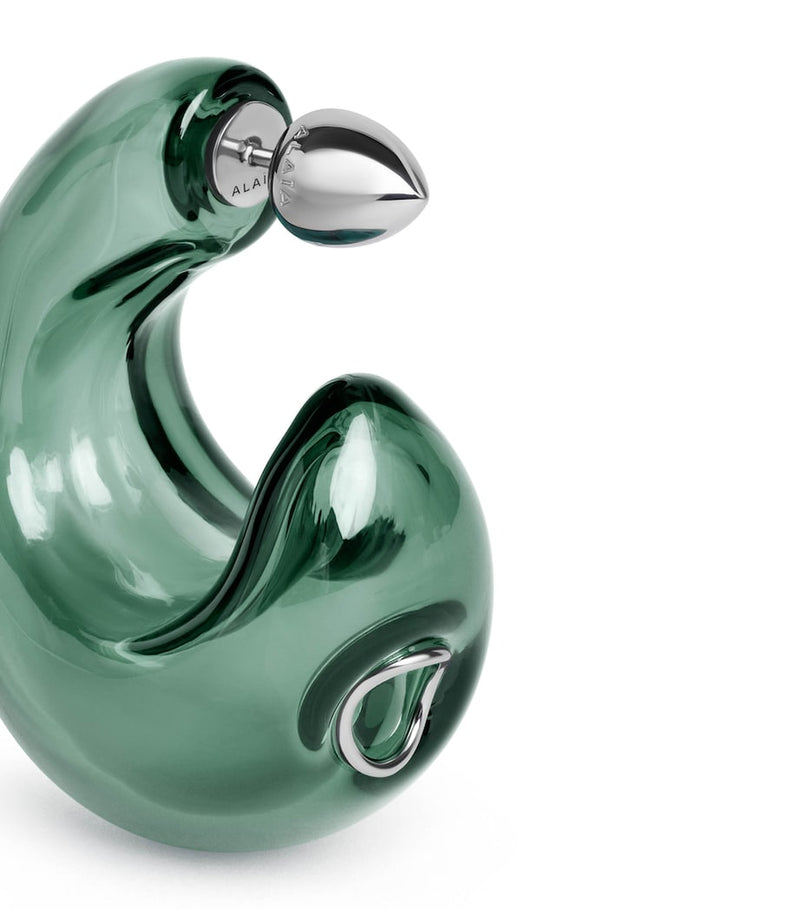 Alaïa glass bubble hoop earrings 4.5cm, UK version