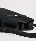 Toteme suede bucket bag, imported from the UK