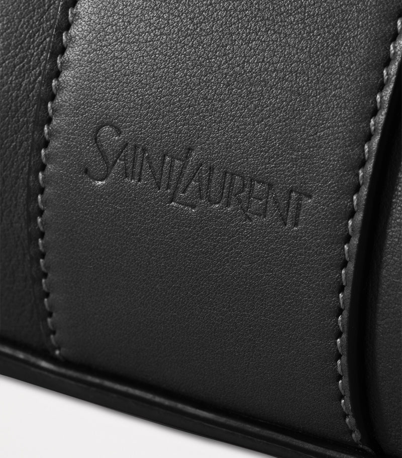 Saint Laurent Y Tote bag grained calf leather suede-lined UK version