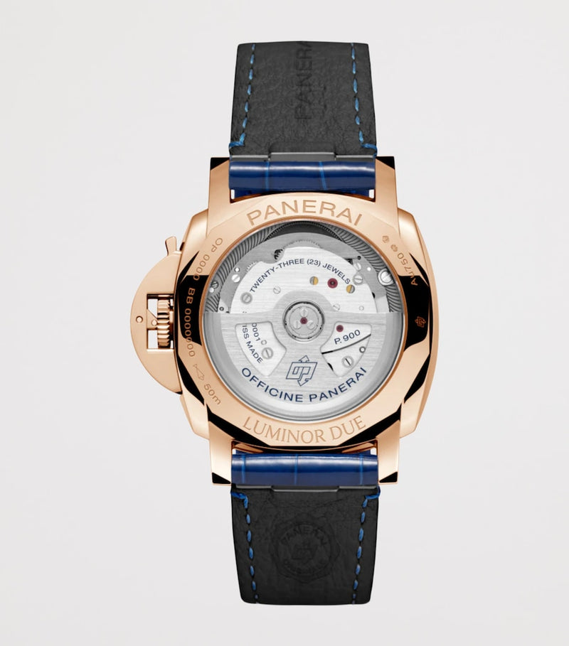 Panerai Goldtech Luminor Due Luna watch 38mm, imported from the UK