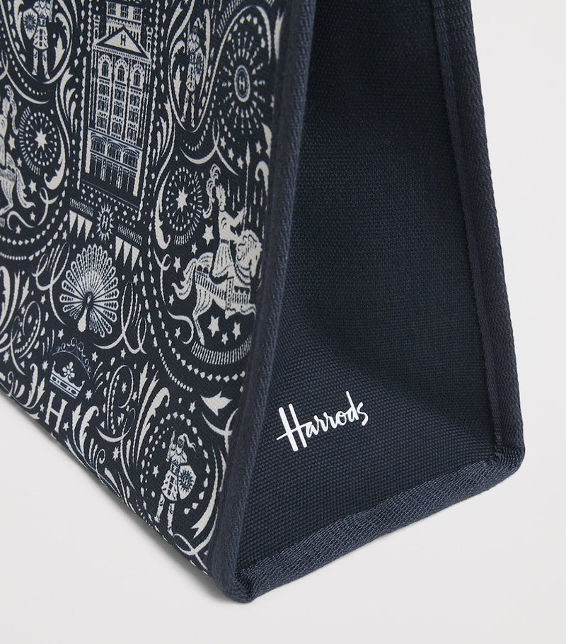 Harrods Small Knights of Brompton Tote Bag, imported from the UK