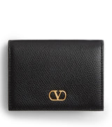 Harrods Valentino Garavani Leather French Flap Bifold Wallet H9cm x W12cm x D3cm- Buy online at McGrocer