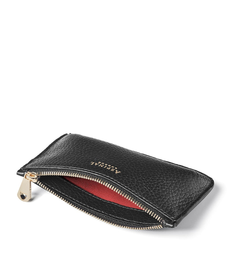 Aspinal of London leather card holder 8x14cm, UK version