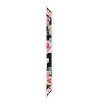 Dolce&Gabbana silk rose print skinny scarf, UK version