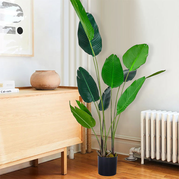 Livingandhome Artificial Banana Leaf Tree 180cm, UK version