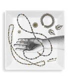 Fornasetti Square Mano e Gioielli ashtray - British product