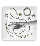 Fornasetti Square Mano e Gioielli ashtray - British product