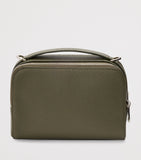 Loewe leather camera bag with two compartments and strap - British product