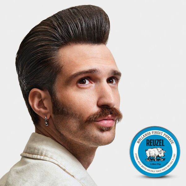 Reuzel blue strong hold pomade 95g - British product