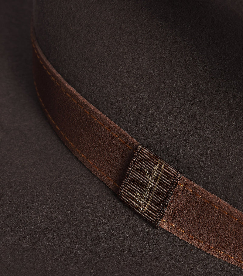 Borsalino Alessandria wool-silk hat, luxury Italian (British brand)