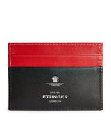 Harrods Ettinger Sterling Flat Card Holder Leather Card Holder H7.5cm x W10cm- Buy online at McGrocer
