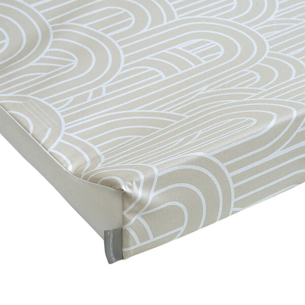 The Tiny Bed Co. Anti-Roll Changing Mat Melbourne Greige (British brand)