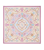 Aspinal of London silk Mayfair scarf 90x90cm, imported from the UK