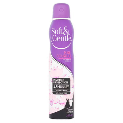Superdrug DNR Soft & Gentle Pure Bouquet Invisible 48H Deodorant- Buy online at McGrocer