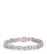 Harrods Suzanne Kalan White Gold and Diamond Classic Midi Sparkler Tennis Bracelet- Buy online at McGrocer