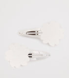 Tartine et Chocolat glitter flower hair clips set of 2 (British brand)