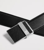 Dunhill leather automatic longtail buckle belt (British brand)