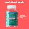 Nutrigums Happy Fibre Inulin gummies 60 count, imported from the UK