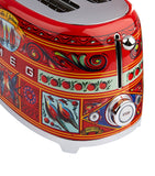 Smeg Dolce & Gabbana 2-slice toaster, imported from the UK