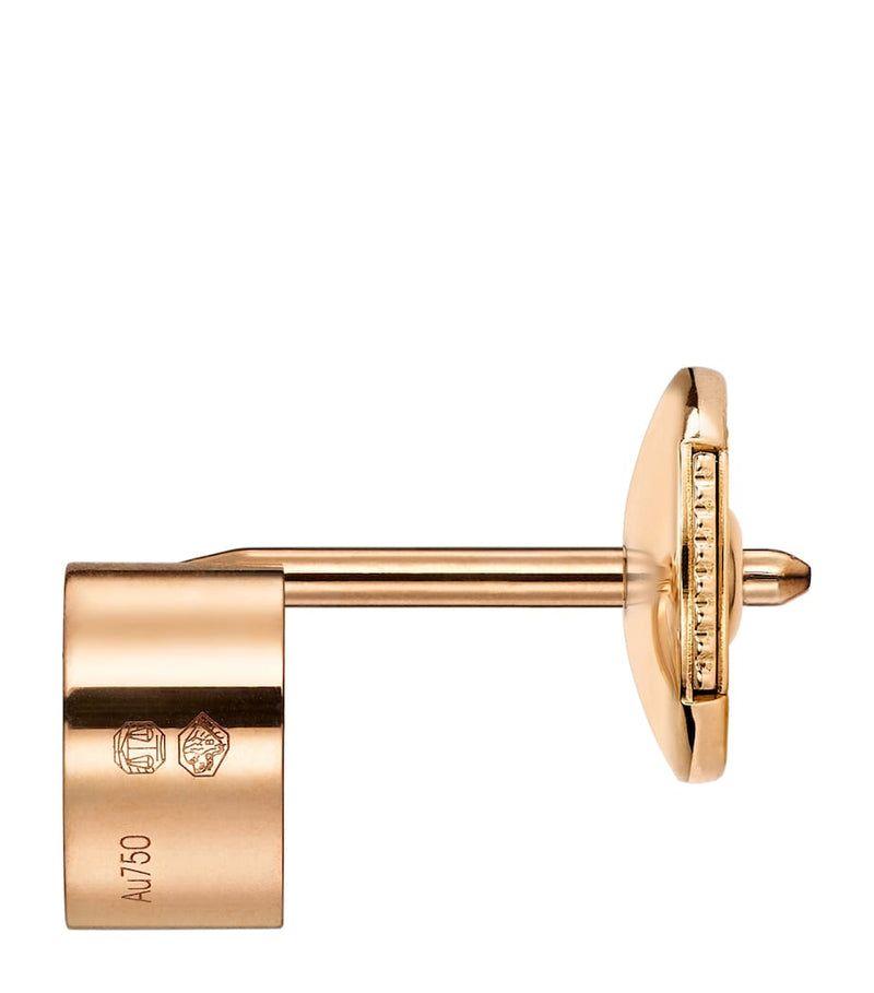 Chopard rose gold diamond single earring, imported from the UK
