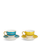 Wedgwood Bacchus teacups and saucers set of 2 (British brand)