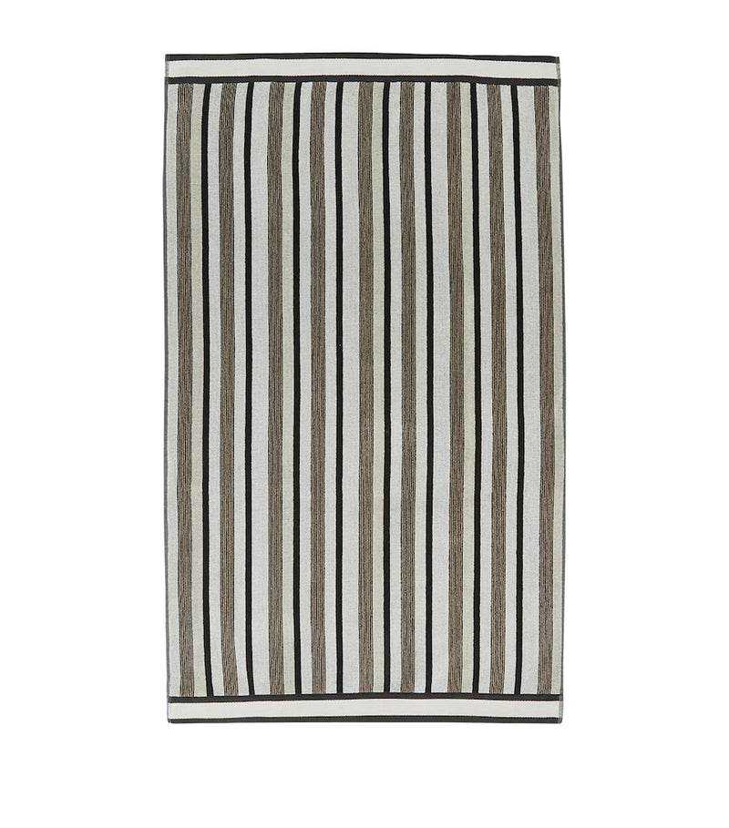 Missoni Home striped cotton bath towel 70cm x 115cm, imported from the UK