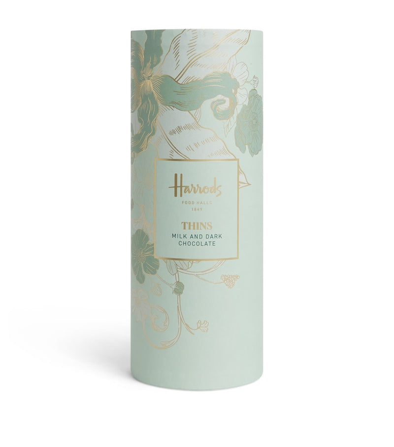 Harrods milk and dark chocolate thins 144g (British brand)