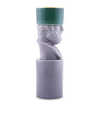 Ginori 1735 Il Letterato porcelain candle holder 23cm, UK version
